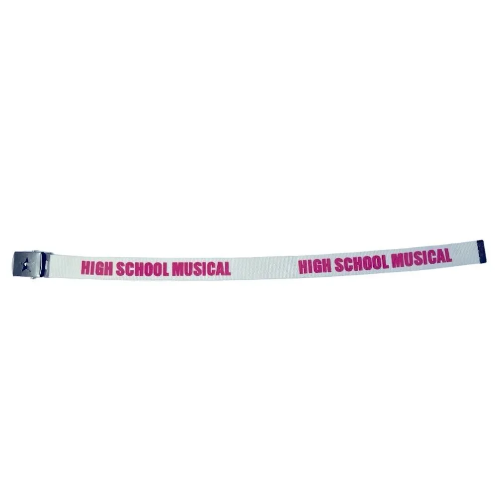 High School Musical Belt White & Red Kids Youth 30.5”